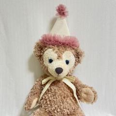 パーティハット バースデー ハット 誕生日 フリル ピンク ハンドメイド