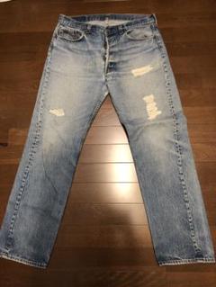 80s levi's 501 ダメージデニム　vintage アメリカ製