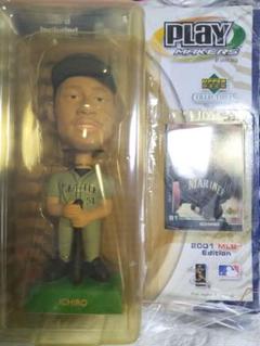 【正規品】 イチロー 激 日米殿堂入り 2001年MLB フィギュア＆カードセット スポーツ
