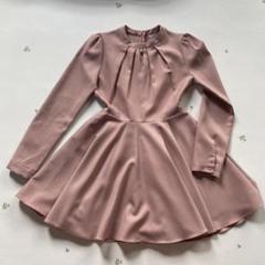 お値下げBRONZE ピンク 長袖ミニワンピース