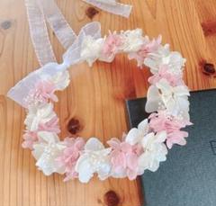 はなかんむり 花冠 ピンク ホワイト