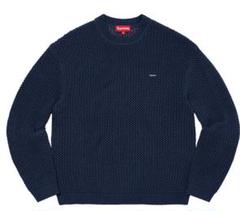 【希少】Supreme シュプリームネイビー ロゴニットセーター(Sサイズ) 2025年最新】supreme open knit small box sweaterの人気