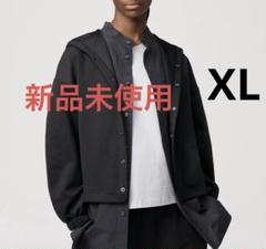 完売品】ユニクロU ドライスウェットカーディガン長袖 ブラック