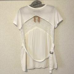ヌメロヴェントゥーノ N°21 半袖 Tシャツ　バックレース　レース