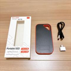 SSD 外付け 30TB Type-C コンパクト ポータブル