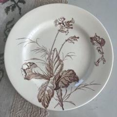 美品フランスヴィンテージ　リュネヴィル窯　エスカルパン型　バラ　陶器の置き物 美品フランスヴィンテージ リュネヴィル窯 エスカルパン型 バラ