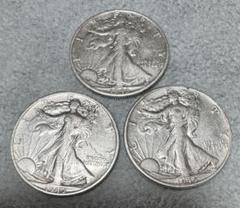 ウォーキングリバティ　ハーフダラー　1943年統一　7枚セット 1943年 ウォーキング リバティ ハーフダラー 銀貨 50セント