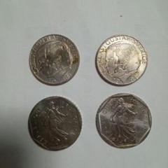 2899【フランス】1/2フラン硬貨　ランダム100枚 新作入荷!!】 2899【フランス】1/2フラン硬貨 ランダム100枚
