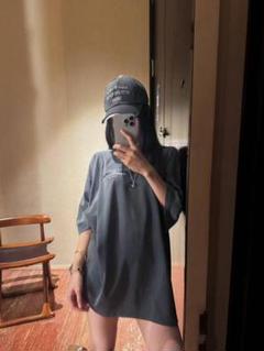 alexanderwang グレー オーバーサイズTシャツ S