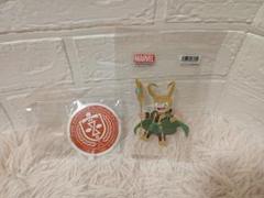 MARVEL　LOKI　ロキ　缶バッジ　ステッカー