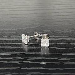アバランチホワイトゴールドピアス 両耳用 10K ホワイトゴールド ピアス 6mm SJ25 - AVALANCHE OFFICIAL STORE