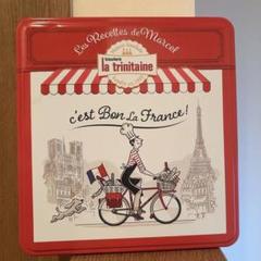 La Trinitaine 空き缶 ラトリニテーヌ　缶　赤　フランス