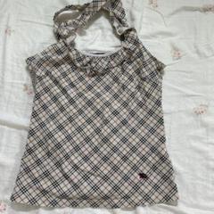 Burberry チェック柄 フリルキャミソールのサムネイル