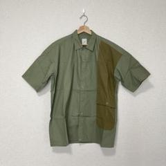 ADITIONAL 半袖ワークシャツ L相当 オリーブグリーン