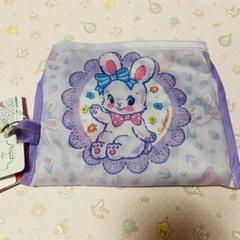 スイマー うさぎ エコバッグ