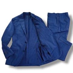美品LARDINI ネイビー　ベスト ブートニエール付き 楽天市場】ラルディーニ lardini ベストの通販