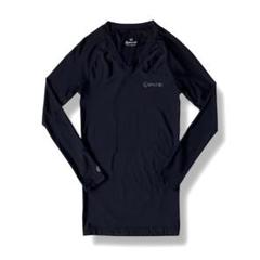 SKINS スキンズ MULTI ロングスリーブ Vネック M ブラック