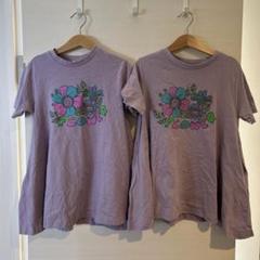 マーキーズ　ラベンダー色Tシャツワンピース 100cmと110㎝2枚セット