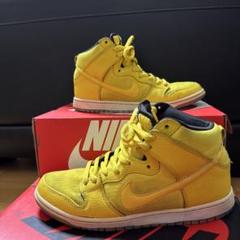 最終値下げ！NIKE SB Dunk High Pro イエロー ハイカットのサムネイル