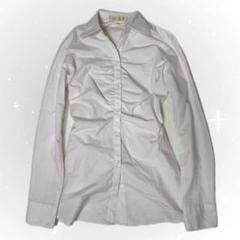 00s フェアリーグランジ 長袖シャツ シャーリング バレエコア 森ガール