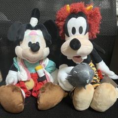 ディズニーストア 岡山 ぬいぐるみ グーフィー ミッキー 2個