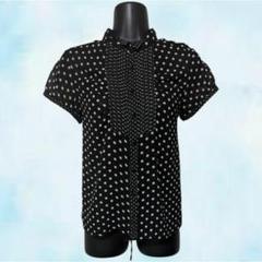the hepstar　ヘップスター　ブラウス　ブラック　レディース　ドット