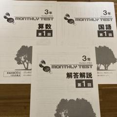 マンスリーテスト　小学３年　2024年度全5回分セット　早稲田アカデミー 結果発表】2024年3月早稲田アカデミー小3ワセアカチャレンジ