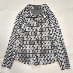 FENDI ボタンシャツ ズッカ柄 長袖 レディース