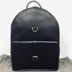 【コンビニ受取対応商品】 トムブラウン 未使用 レザーリュック バック ブラック ストライプ - リュック/バックパック
