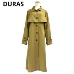 デュラス　DURAS　レディース　バックプリーツトレンチコート　F　ベージュ