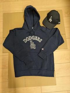 限定UNION ドジャースニューエラトリプルネームパーカー黒大谷