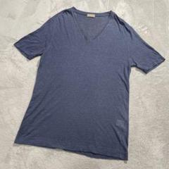 クルチアーニ　半袖Tシャツ　リネン　ネイビー　50