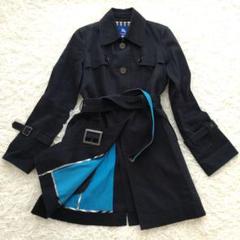 バーバリーブルーレーベル　トレンチコート　ロングコート　ベルト　Aライン BURBERRY BLUE LABEL バーバリーブルーレーベル ライナー付き