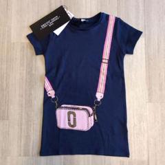 マークbyマークジェイコブスMARC JACOBSフレアーワンピース青0 新品マークbyマークジェイコブスMARC JACOBSフレアーワンピース青0