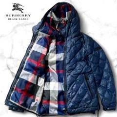 【3WAY・超美品】BURBERRY BLACK LABEL　ダウンコート　L BURBERRY BLACK LABEL ダウンコート サイズ LL