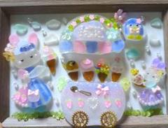♡優しいめーちゃんうさぎさんにコーヒーを♡シーグラスアート