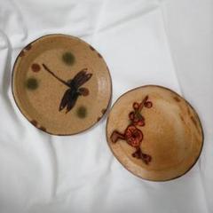 益子焼 杉本浩太郎 色絵 兎紋 角皿 茶道具  d139 益子焼 杉本浩太郎 色絵 兎紋 角皿 茶道具 d139