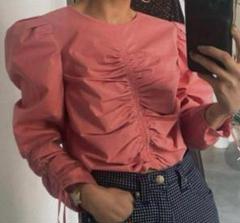 2WAY LADY FISHBONE MINI BLOUSE
