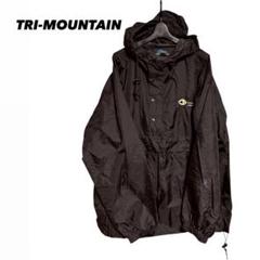 TRI-MOUNTAIN 90s~ ナイロンアノラックパーカー ドローコード付き TRI-MOUNTAIN 90s~ ナイロンアノラックパーカー ドローコード
