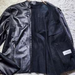 極美品✨️ヴェルサーチ ライダースジャケット ナッパレザー 羊