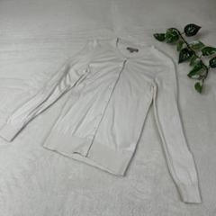 BANANA REPUBLIC ホワイト 長袖カーディガン S