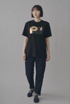 mina perhonen / 半袖カットソー⓶ mina perhonen 2024SS》twin flower 半袖カットソー / white