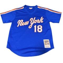NewYork Mets ニューヨーク　メッツ ミッチェルアンドネス　Mサイズ mitchell&ness ミッチェルアンドネス MLB ベースボールシャツ NY