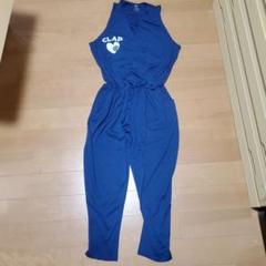 値下げ　CLAPデザイン ネイビー ジャンプスーツ