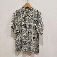 古着 JAPAN OLD MOGA 90's 総柄 ブラウス