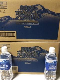 奥秩父天然水 500ml✖︎48本 天然ミネラル分が溶けた美味しい天然水