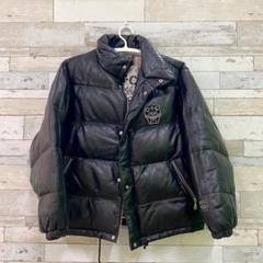 M.C.M　ダウンジャケット レザー　牛革 ブラック メンズSサイズ O.T.C