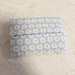 【ハンドメイド】No.85 ポケットティッシュケース/花柄/刺繍