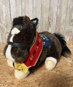 AVANTI社製 Sサイズ　 ぬいぐるみ 馬ぐるみ アサクサデンエン 安田記念 新品】AVANTI製 第55回安田記念 優勝馬 アサクサデンエン S