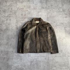た*い様 90s Eddie bauer short leather bombe - メルカリ